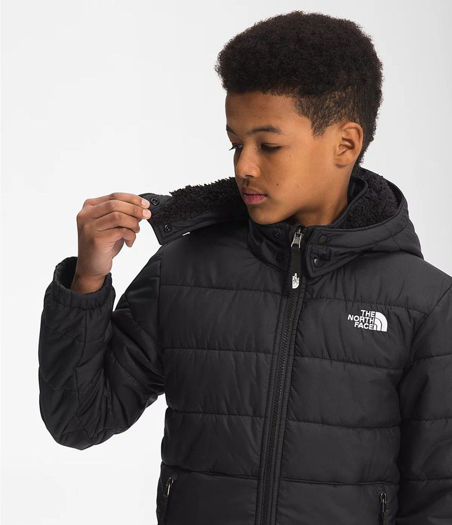 Dětské Bundy The North Face Reversible Mount Chimbo Full Zip Hooded Černé | HDUCVKX-16