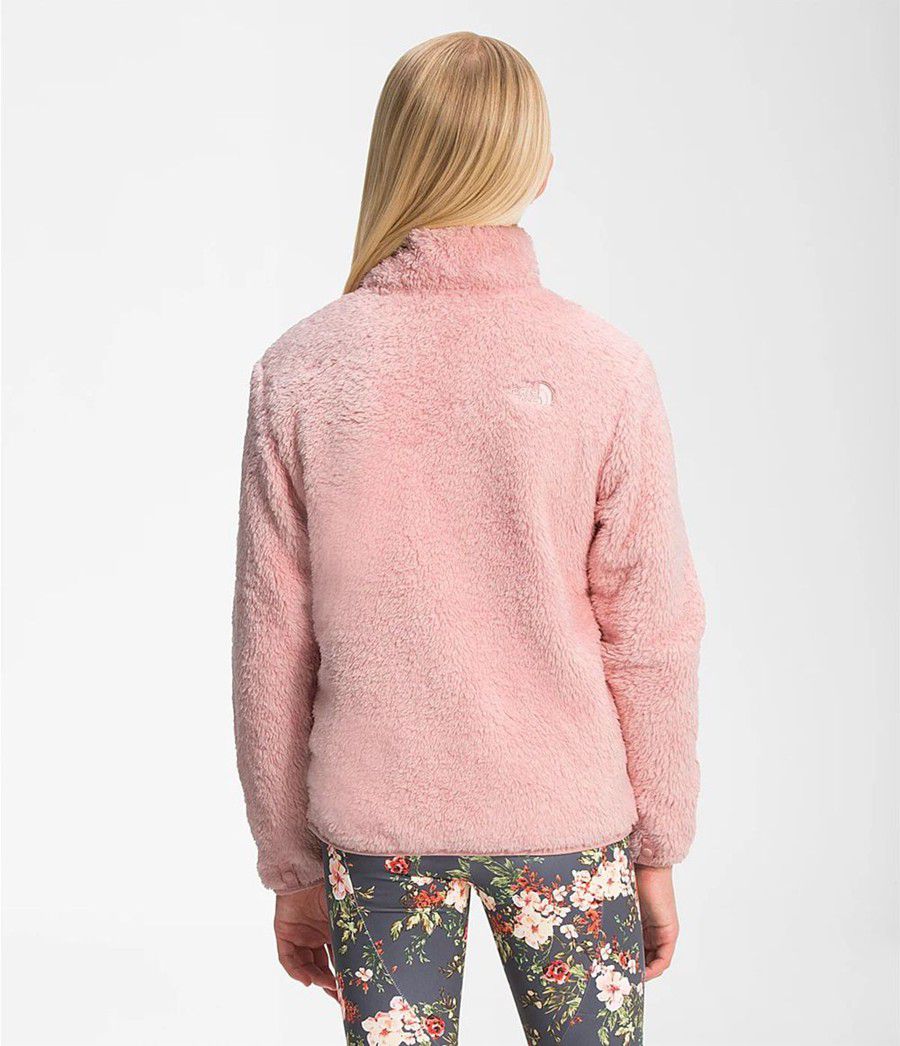 Dětské Bundy The North Face Suave Oso Fleece Růžové | GDTCPFK-58