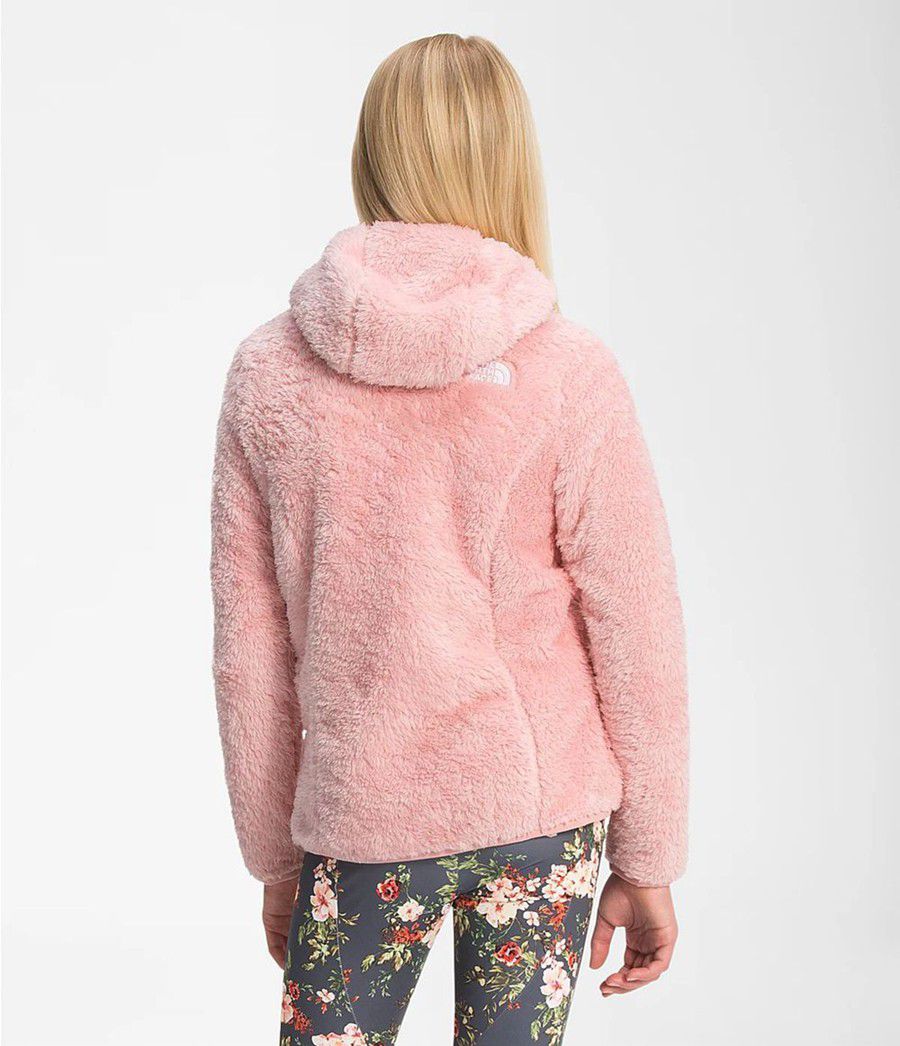 Dětské Bundy The North Face Suave Oso Hooded Full Zip Růžové | HRLUXWF-79