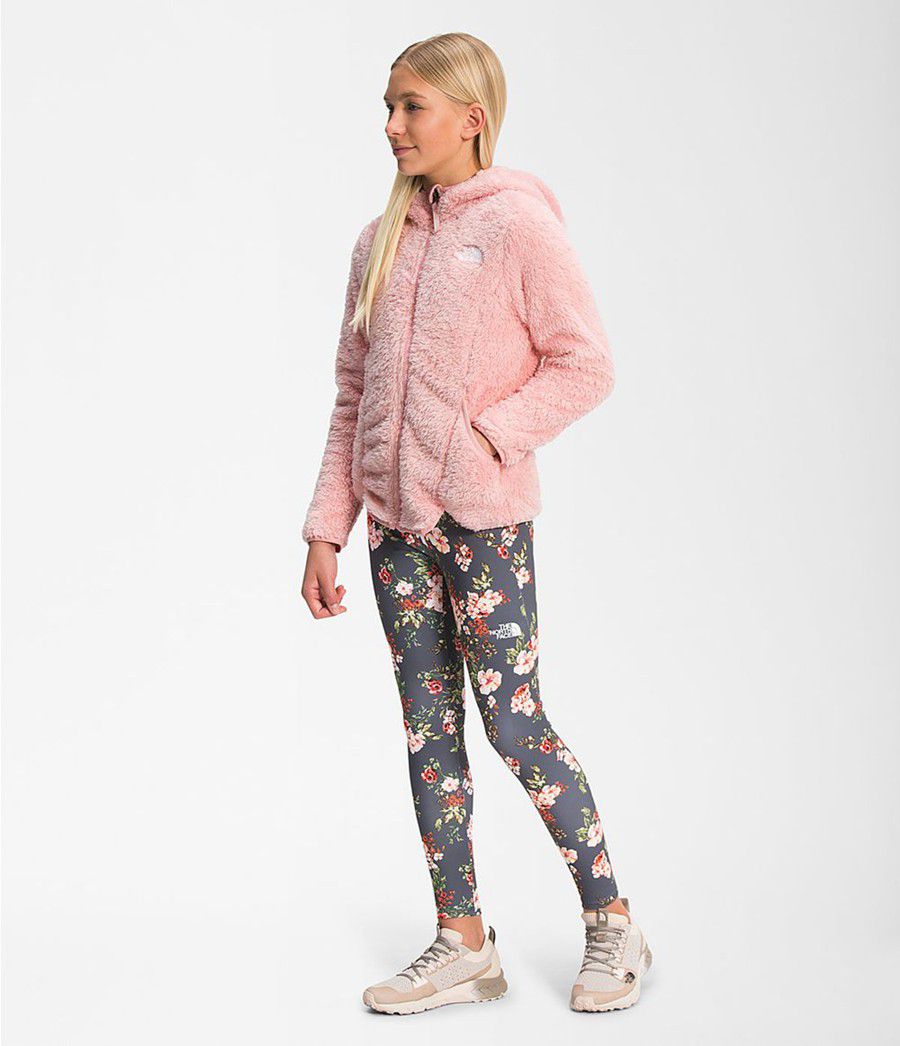 Dětské Bundy The North Face Suave Oso Hooded Full Zip Růžové | HRLUXWF-79