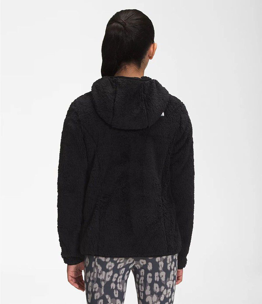 Dětské Bundy The North Face Suave Oso Hooded Full Zip Černé | VXTEAFD-50