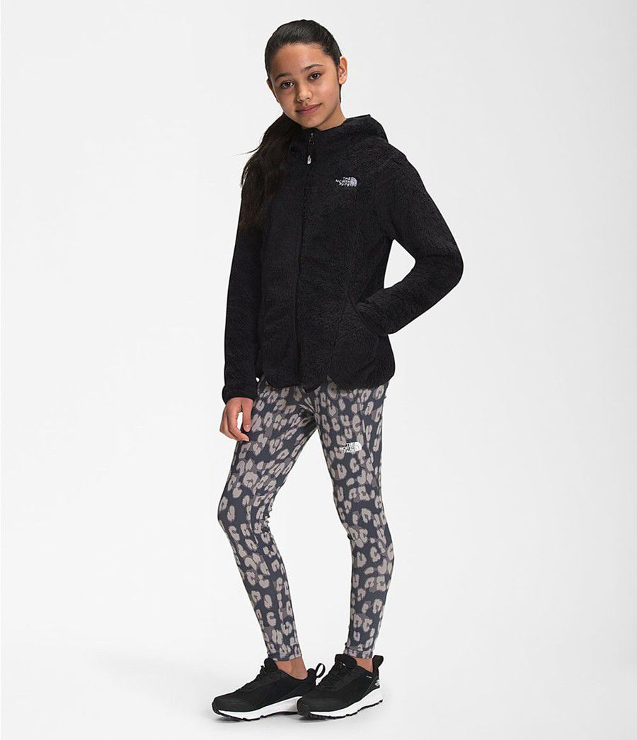 Dětské Bundy The North Face Suave Oso Hooded Full Zip Černé | VXTEAFD-50