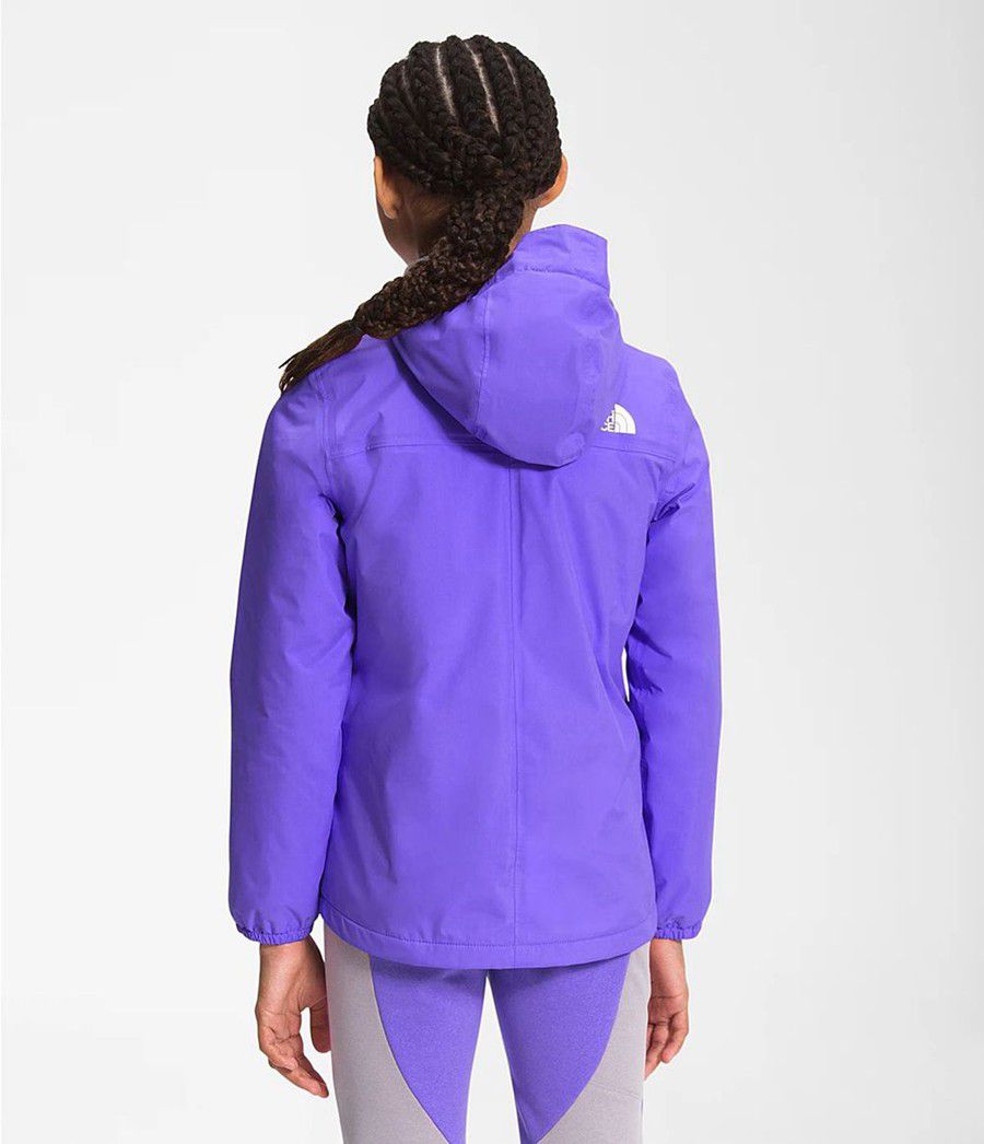 Dětské Bundy The North Face Warm Storm Rain Fialové | MOTRGHQ-83