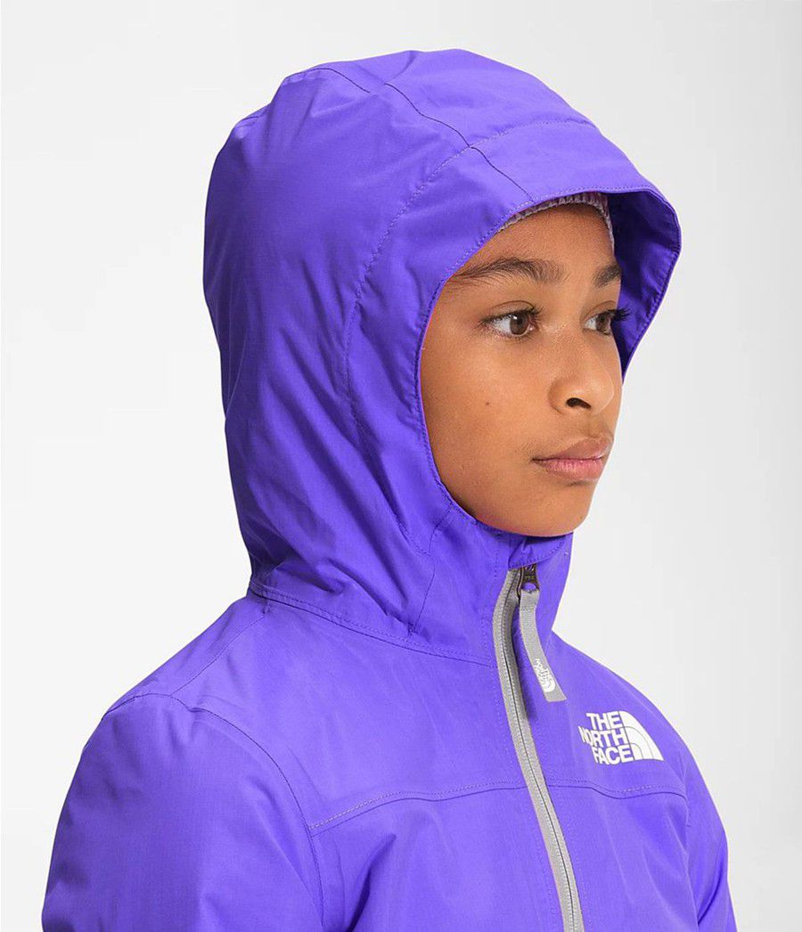 Dětské Bundy The North Face Warm Storm Rain Fialové | MOTRGHQ-83
