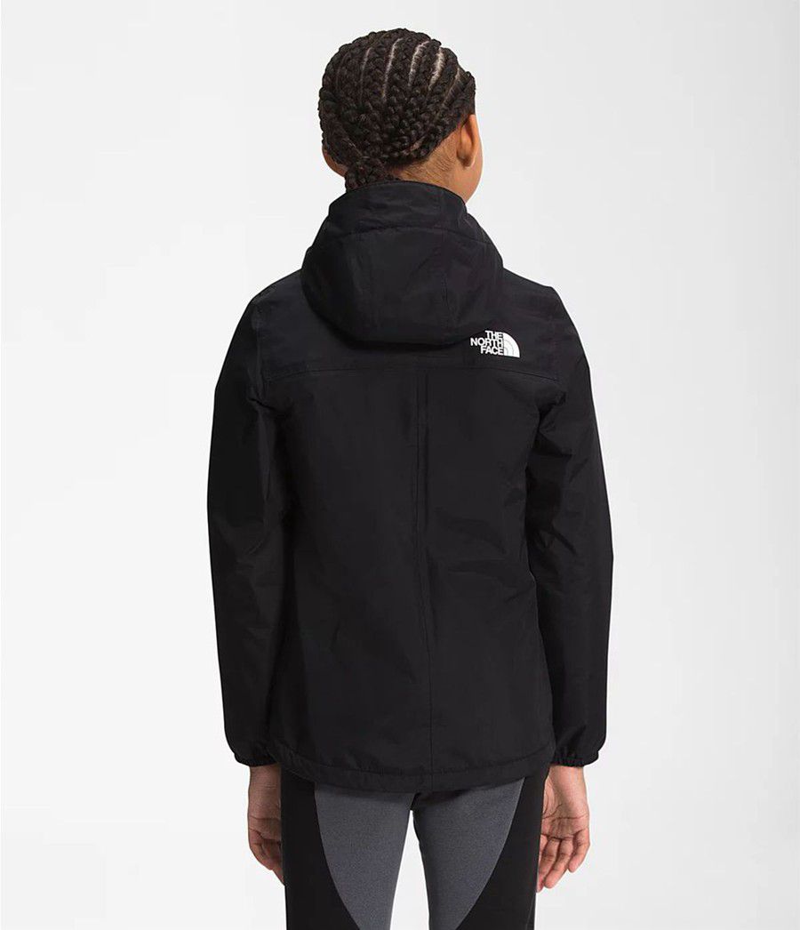 Dětské Bundy The North Face Warm Storm Rain Černé | HGFTWBJ-02