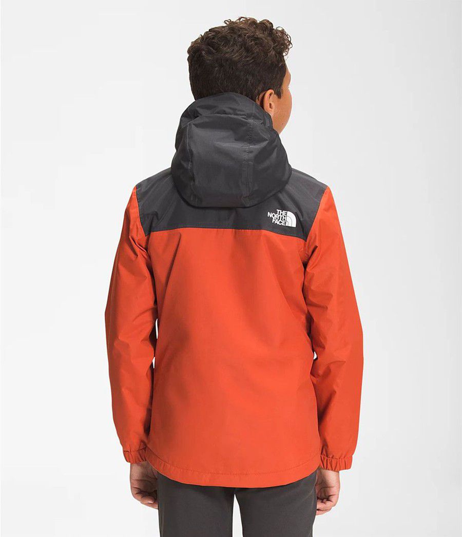 Dětské Bundy The North Face Warm Storm Rain Šedé | JZOPGFE-50