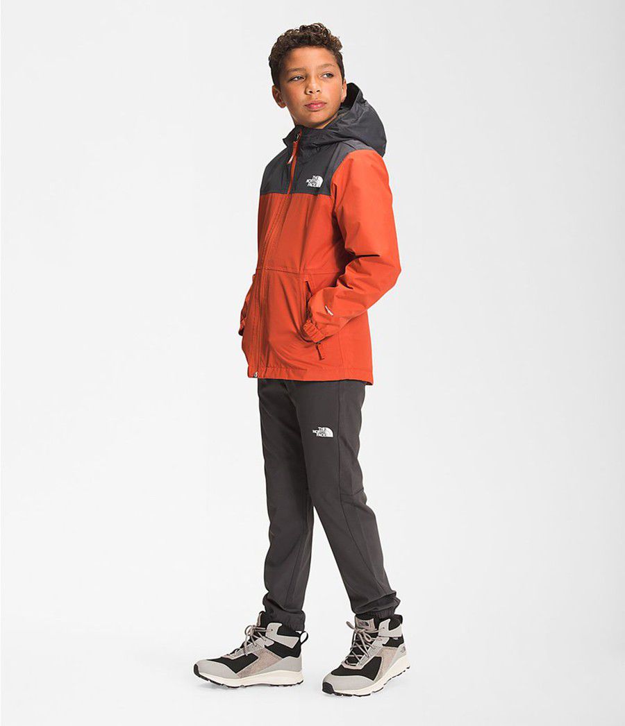 Dětské Bundy The North Face Warm Storm Rain Šedé | JZOPGFE-50