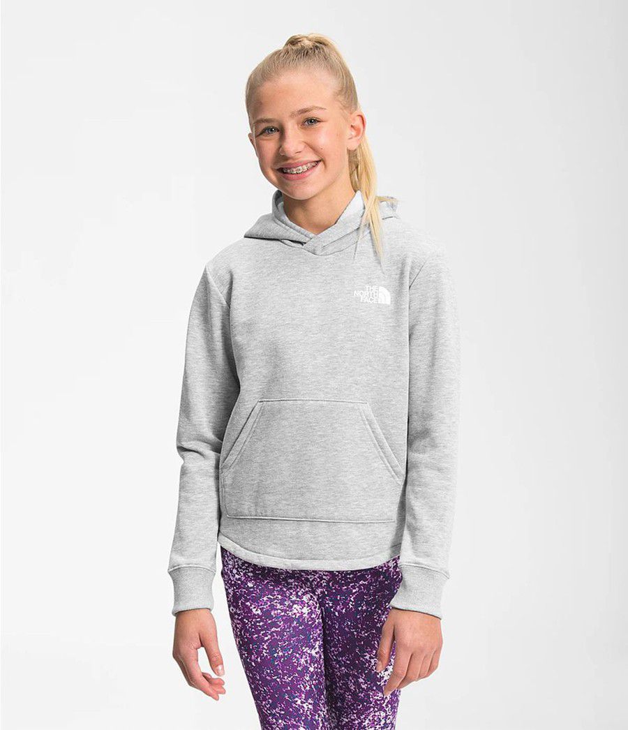 Dětské Hoodies The North Face Camp Fleece Pullover Světle Šedé | ZUDTXAQ-20