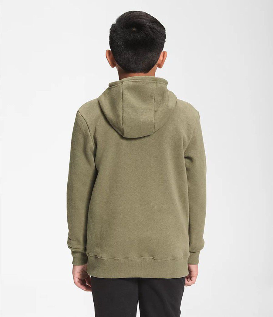 Dětské Hoodies The North Face Camp Fleece Pullover Olivy Zelené | UCIQOMS-25