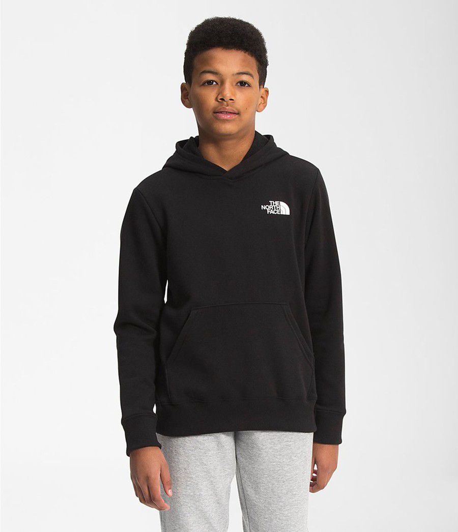 Dětské Hoodies The North Face Camp Fleece Pullover Černé | SEDTNGO-69