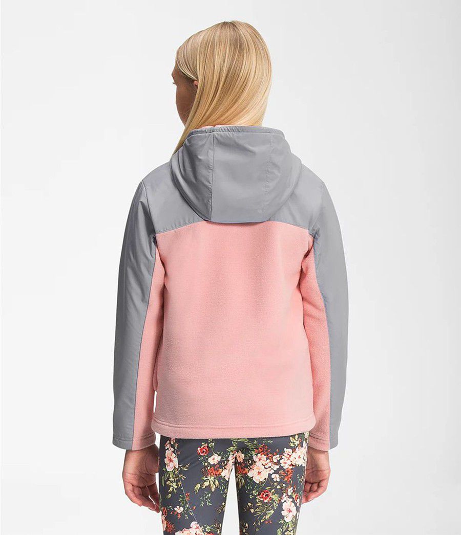 Dětské Hoodies The North Face Freestyle Fleece Růžové | ZKJDSBG-34