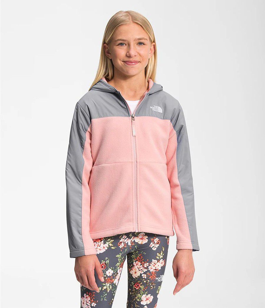 Dětské Hoodies The North Face Freestyle Fleece Růžové | ZKJDSBG-34