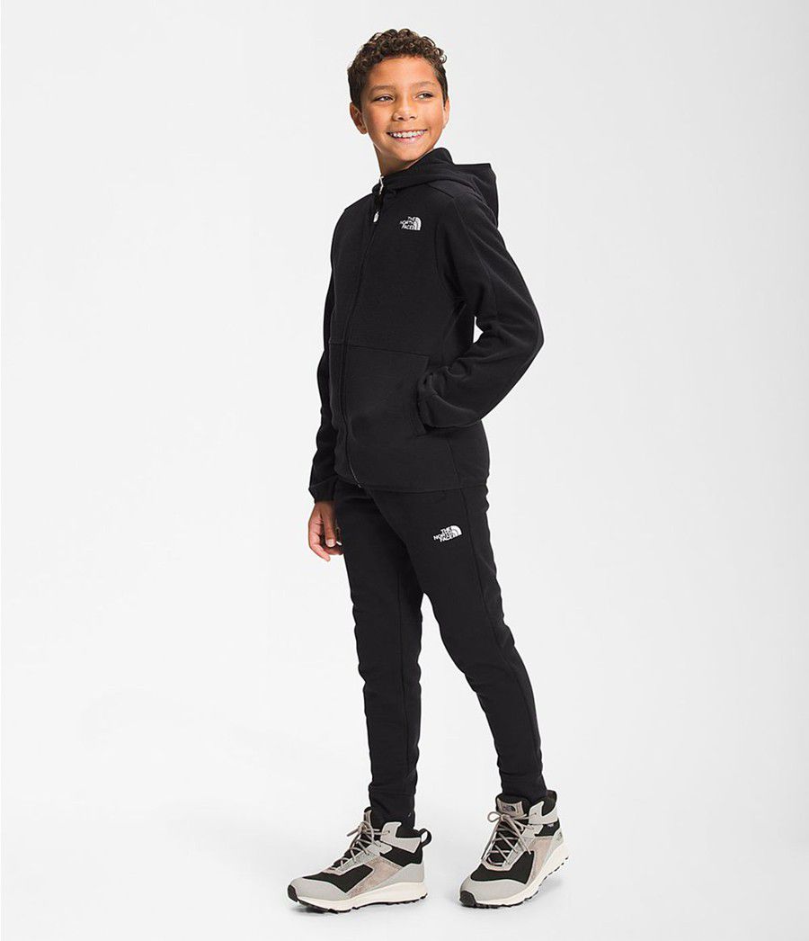 Dětské Hoodies The North Face Glacier Full Zip Černé | TCLOEUP-59