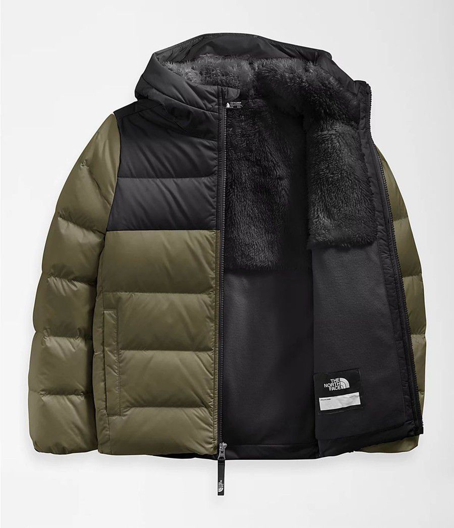 Dětské Hoodies The North Face Moondoggy Olivy Zelené | PMDUZIT-94