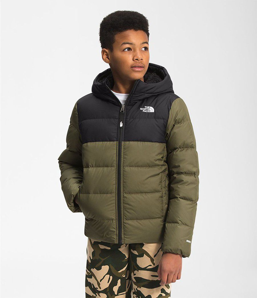 Dětské Hoodies The North Face Moondoggy Olivy Zelené | PMDUZIT-94