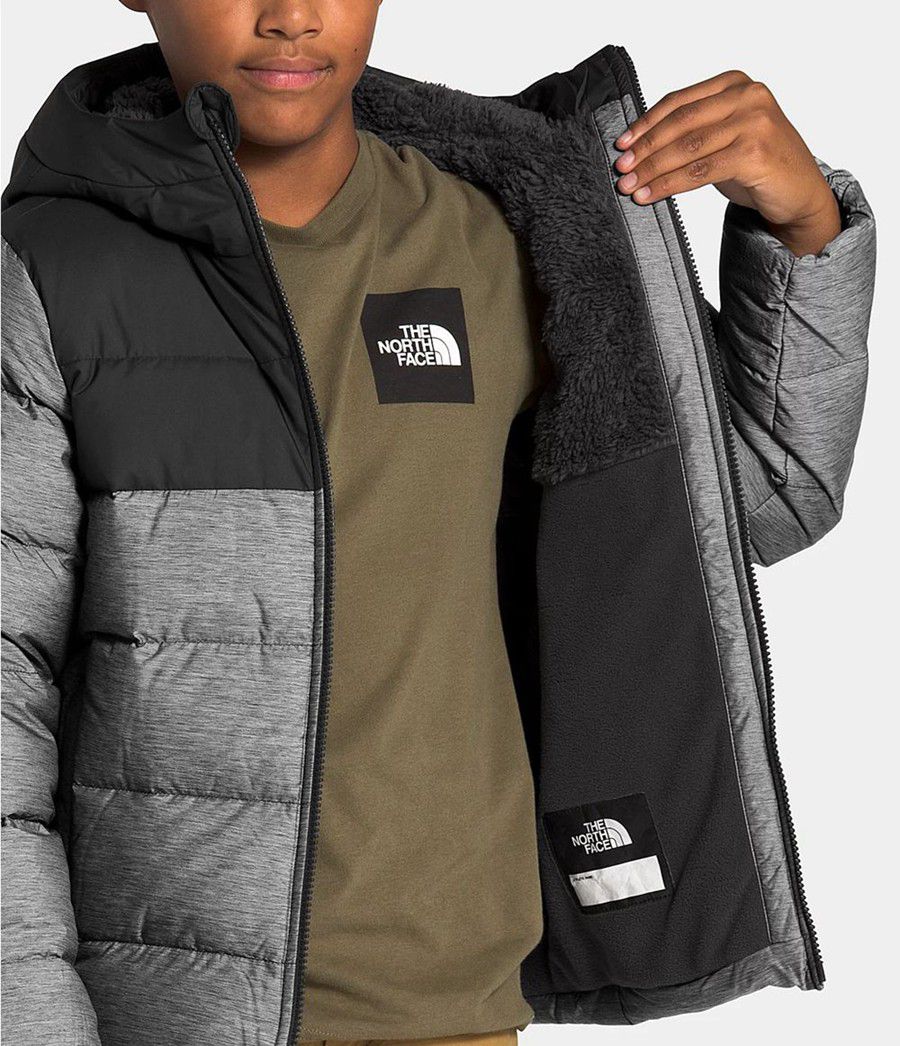 Dětské Hoodies The North Face Moondoggy Šedé | QSAXPJB-04