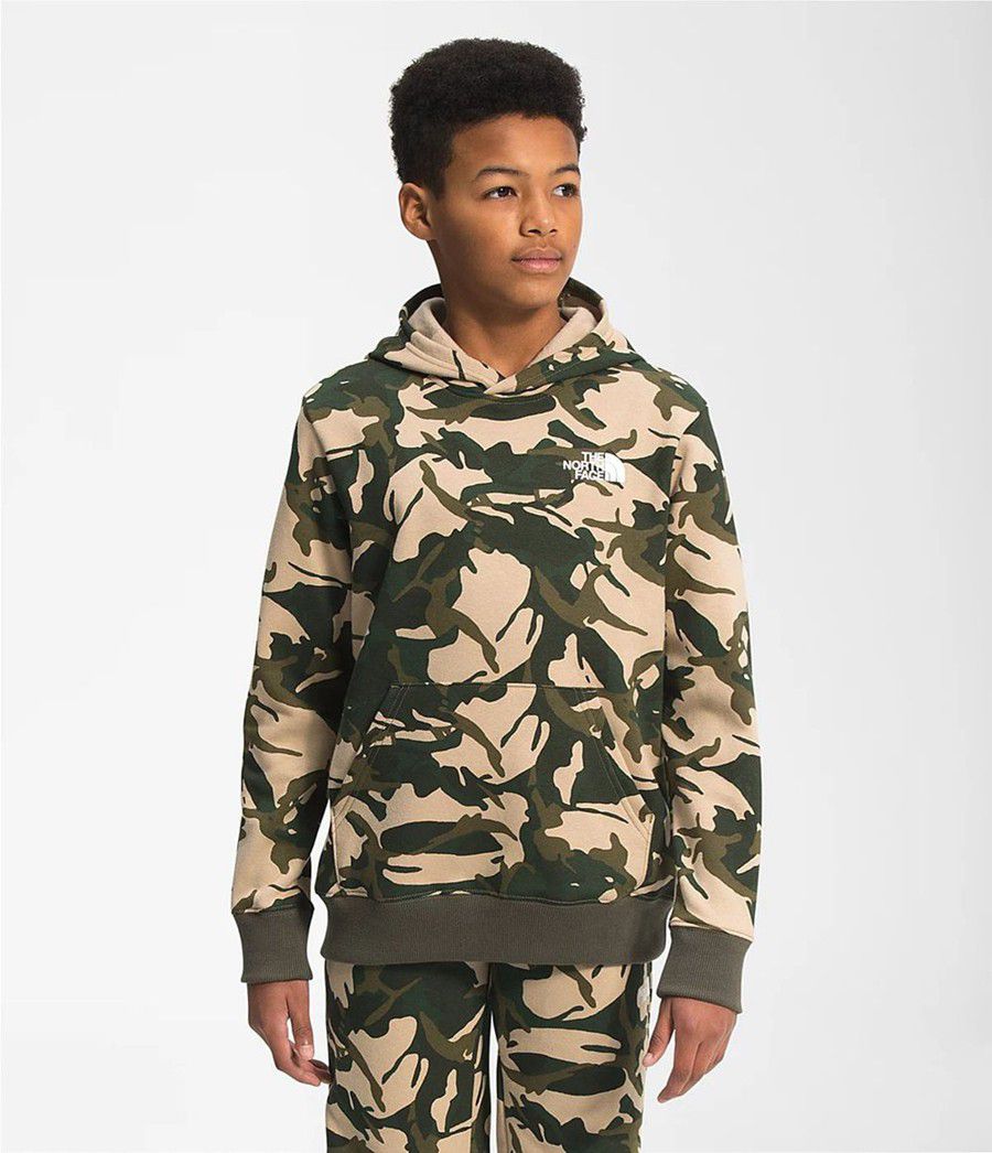Dětské Hoodies The North Face Printed Camp Fleece Pullover Camouflage | VOAHNXY-03