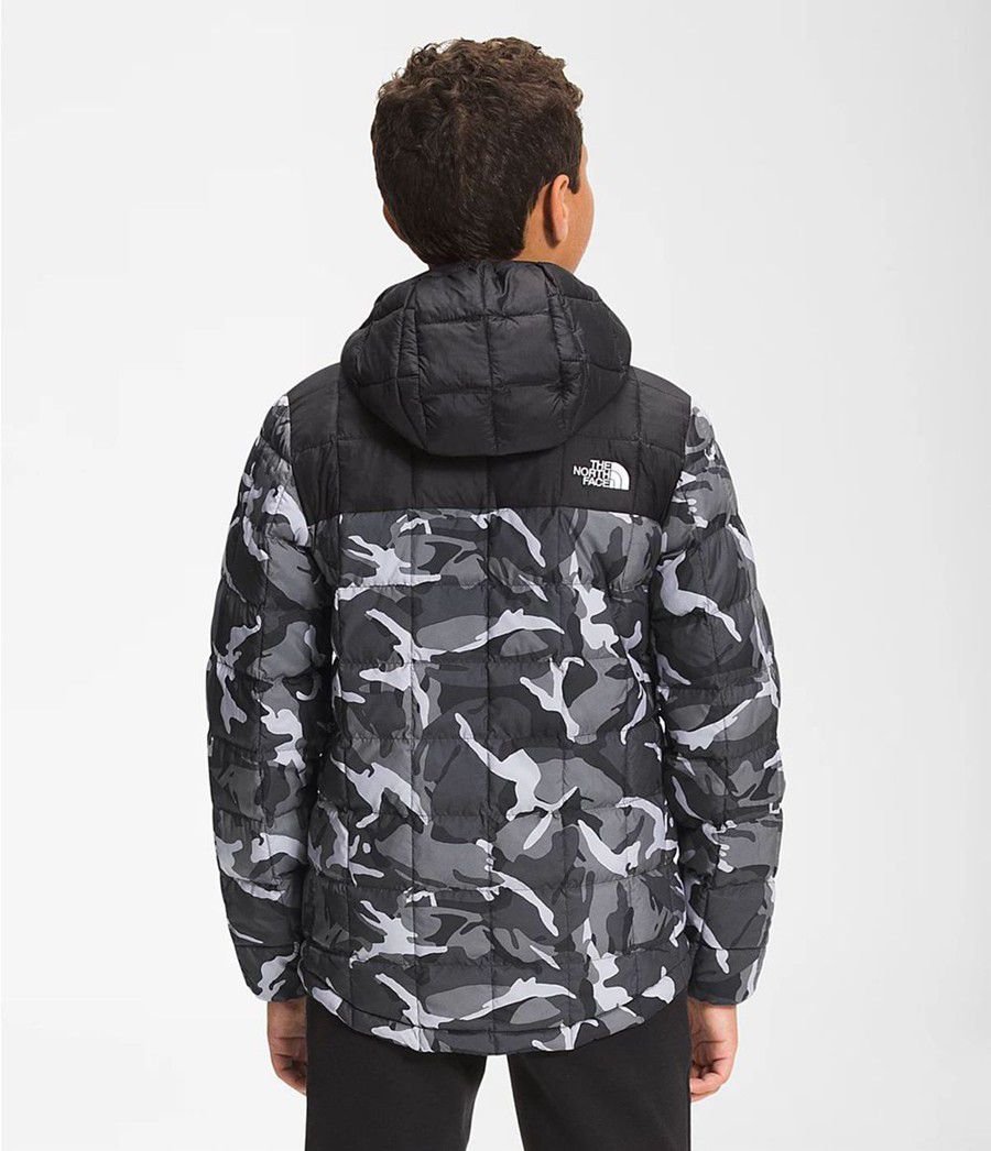 Dětské Hoodies The North Face Printed Thermoball Eco Šedé | TJMXEZB-18