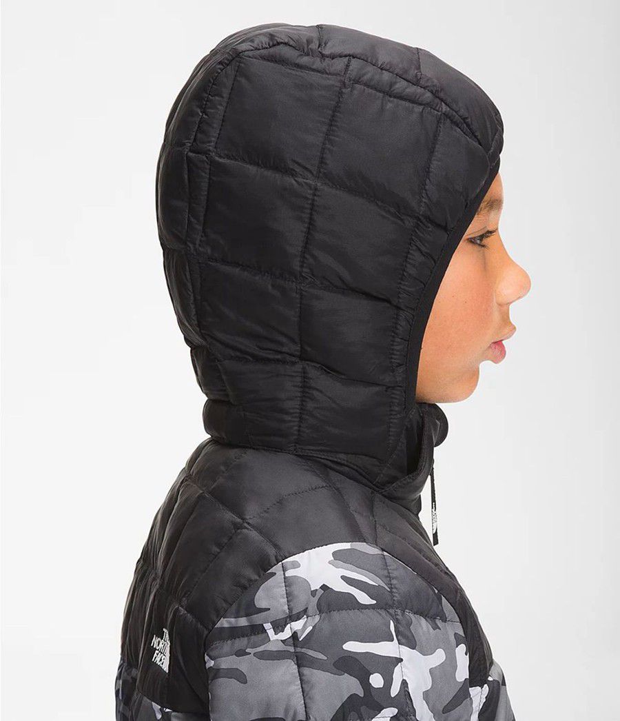 Dětské Hoodies The North Face Printed Thermoball Eco Šedé | TJMXEZB-18