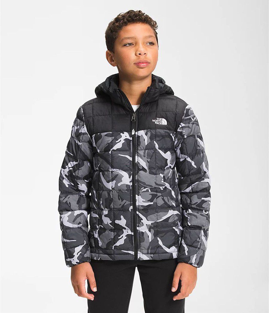 Dětské Hoodies The North Face Printed Thermoball Eco Šedé | TJMXEZB-18