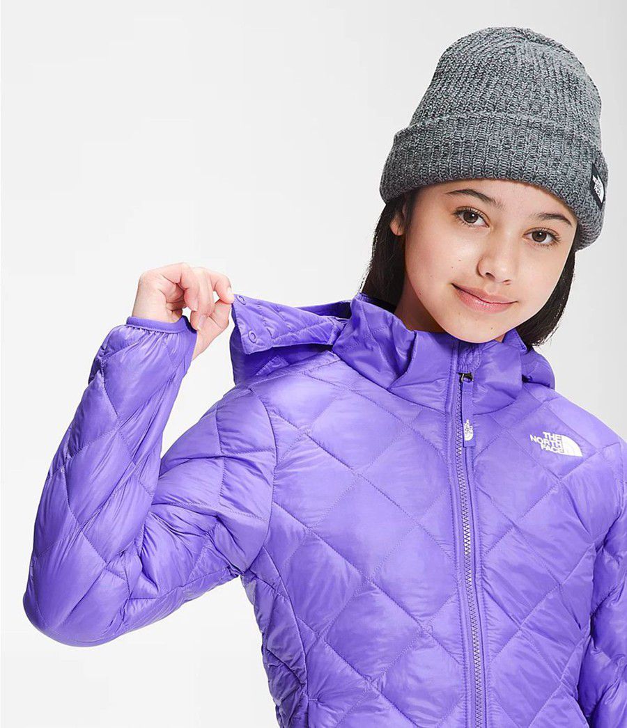 Dětské Hoodies The North Face Thermoball Eco Fialové | AMDBTWN-37