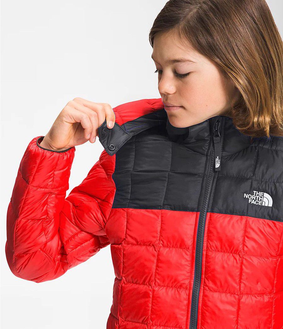 Dětské Hoodies The North Face Thermoball Eco Červené | NOZJWDV-96