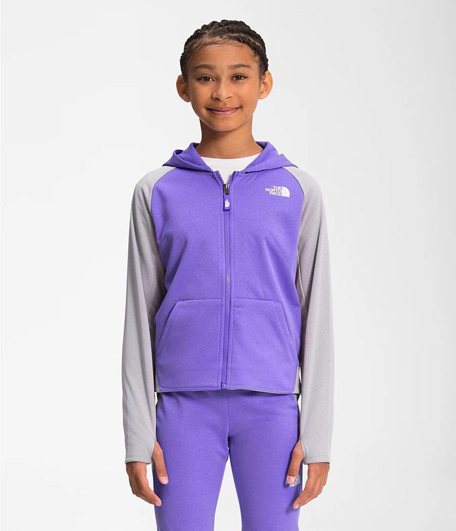 Dětské Hoodies The North Face Winter Warm Full Zip Fialové | ZUEDXKT-40