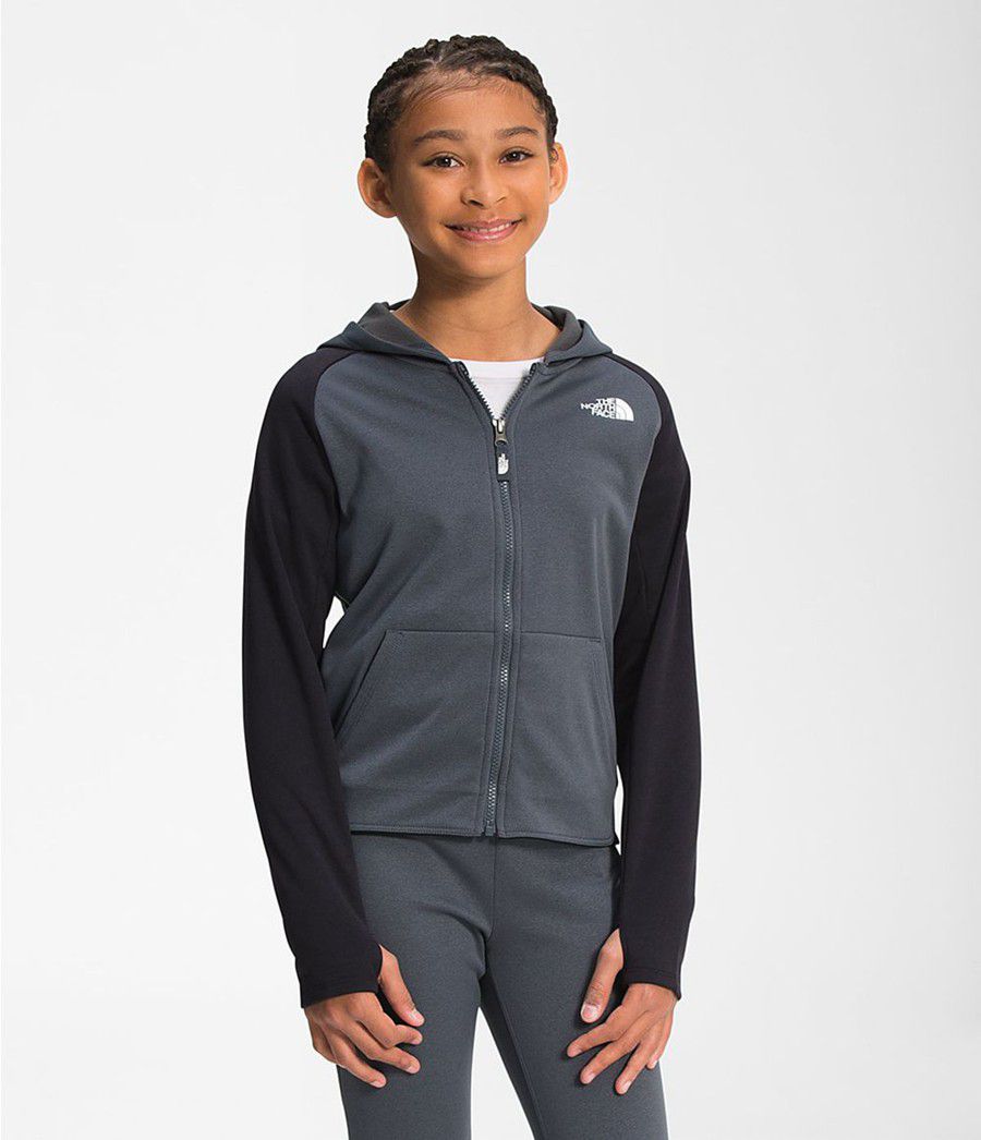 Dětské Hoodies The North Face Winter Warm Full Zip Šedé | IZPVXFN-54