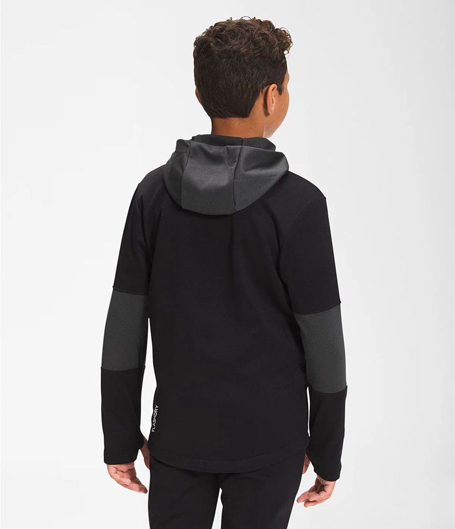 Dětské Hoodies The North Face Winter Warm Full Zip Černé | EXQTAHP-73