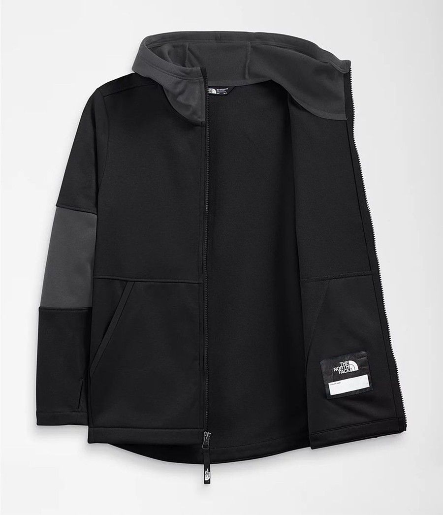 Dětské Hoodies The North Face Winter Warm Full Zip Černé | EXQTAHP-73