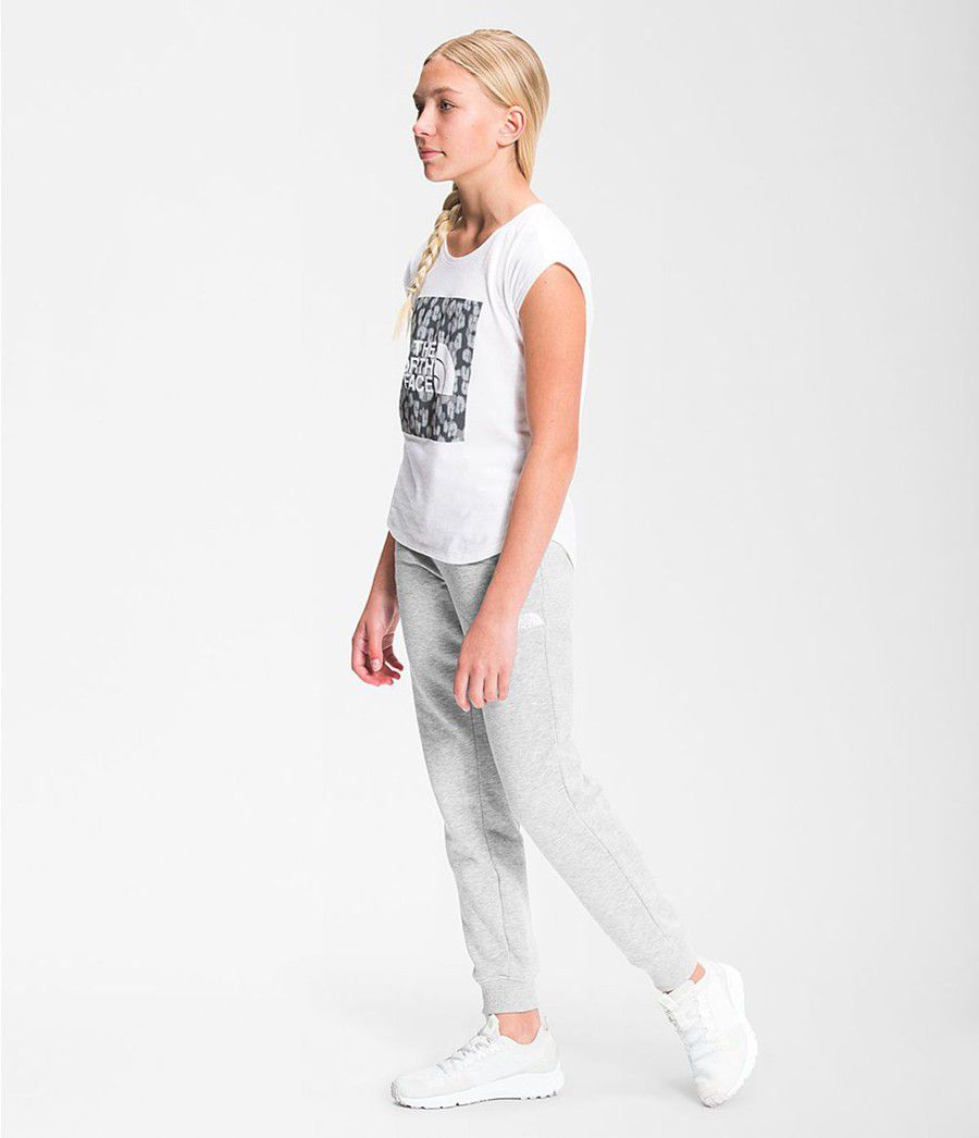 Dětské Kalhoty The North Face Camp Fleece Jogger Světle Šedé | NLWQEUO-28