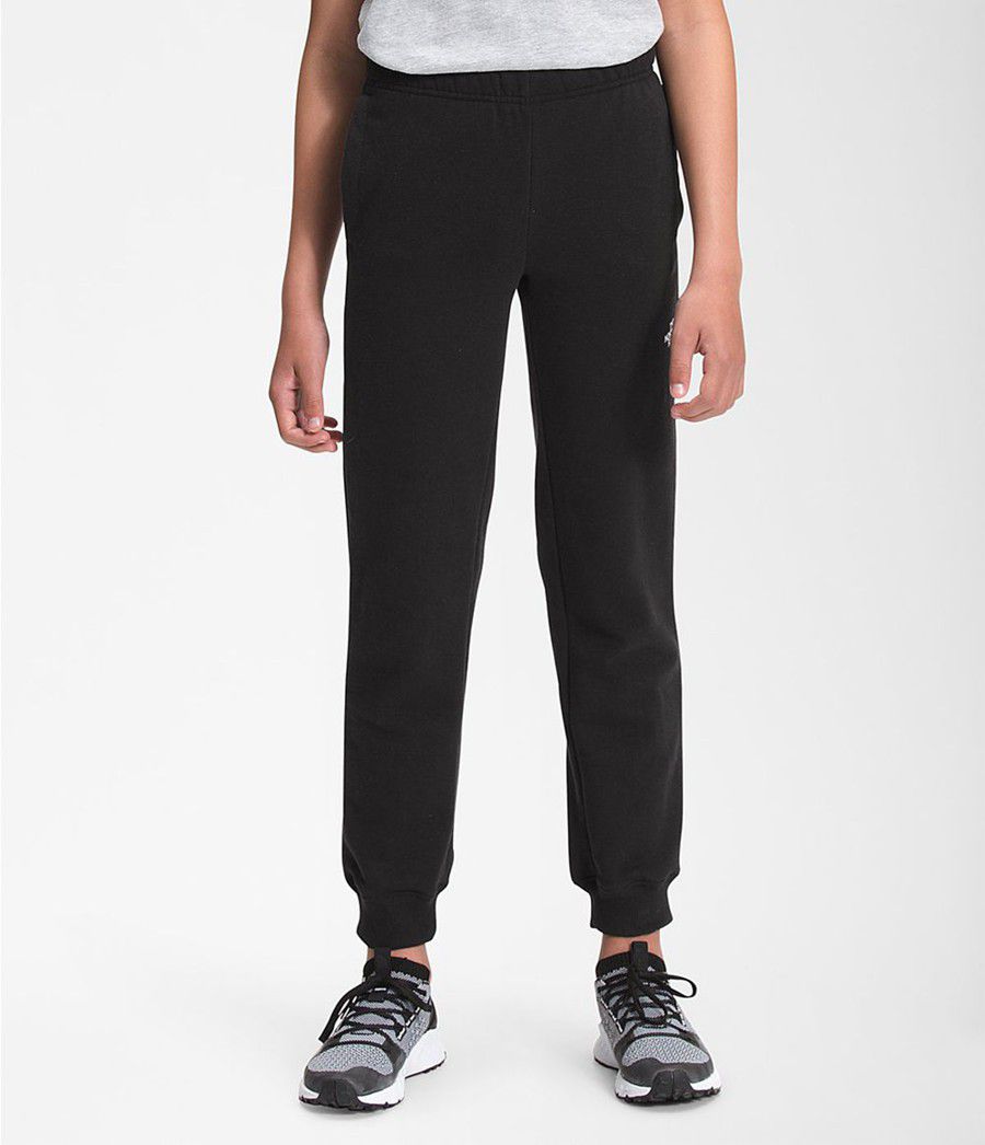 Dětské Kalhoty The North Face Camp Fleece Jogger Černé | EQFCKUY-40