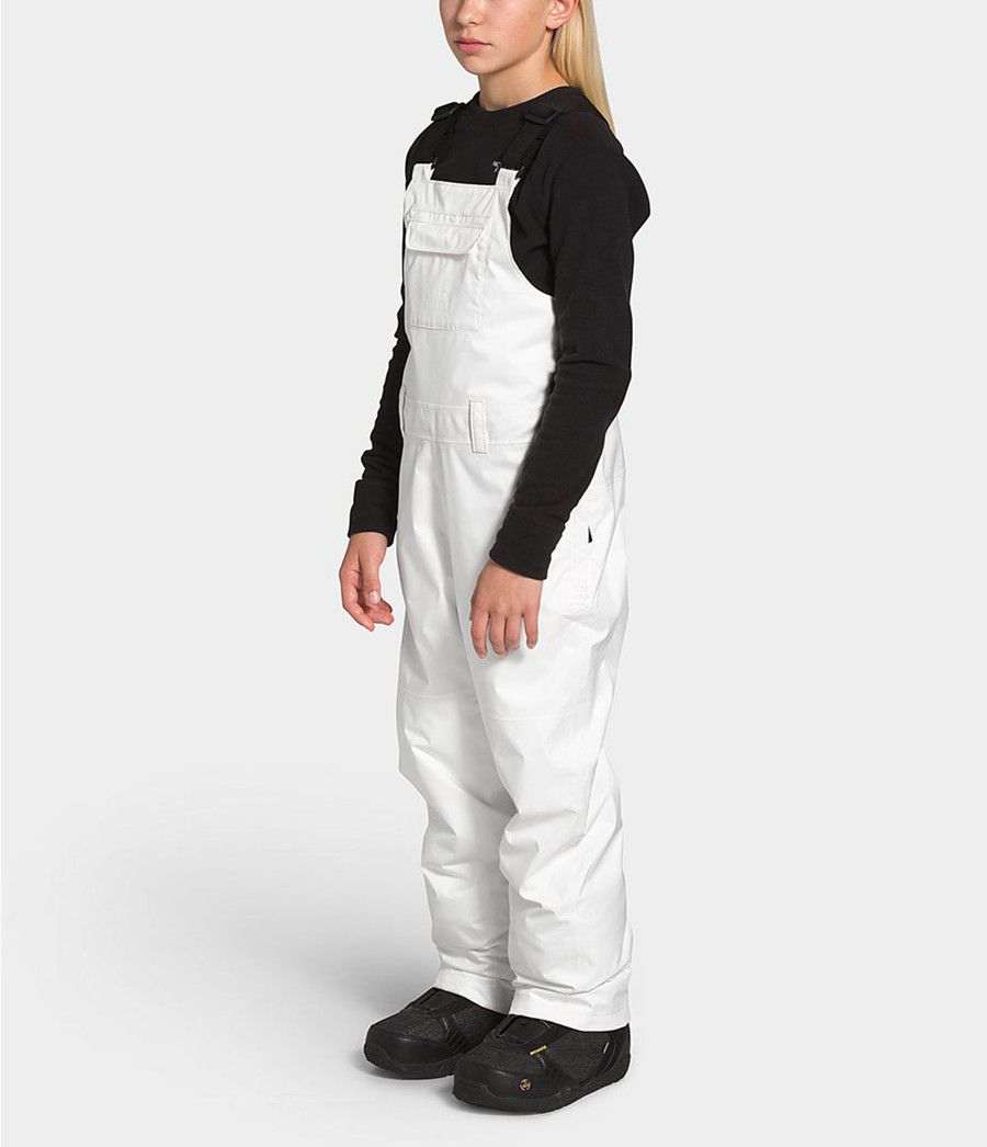 Dětské Kalhoty The North Face Freedom Insulated Bib Bílé | ONSYXTI-08