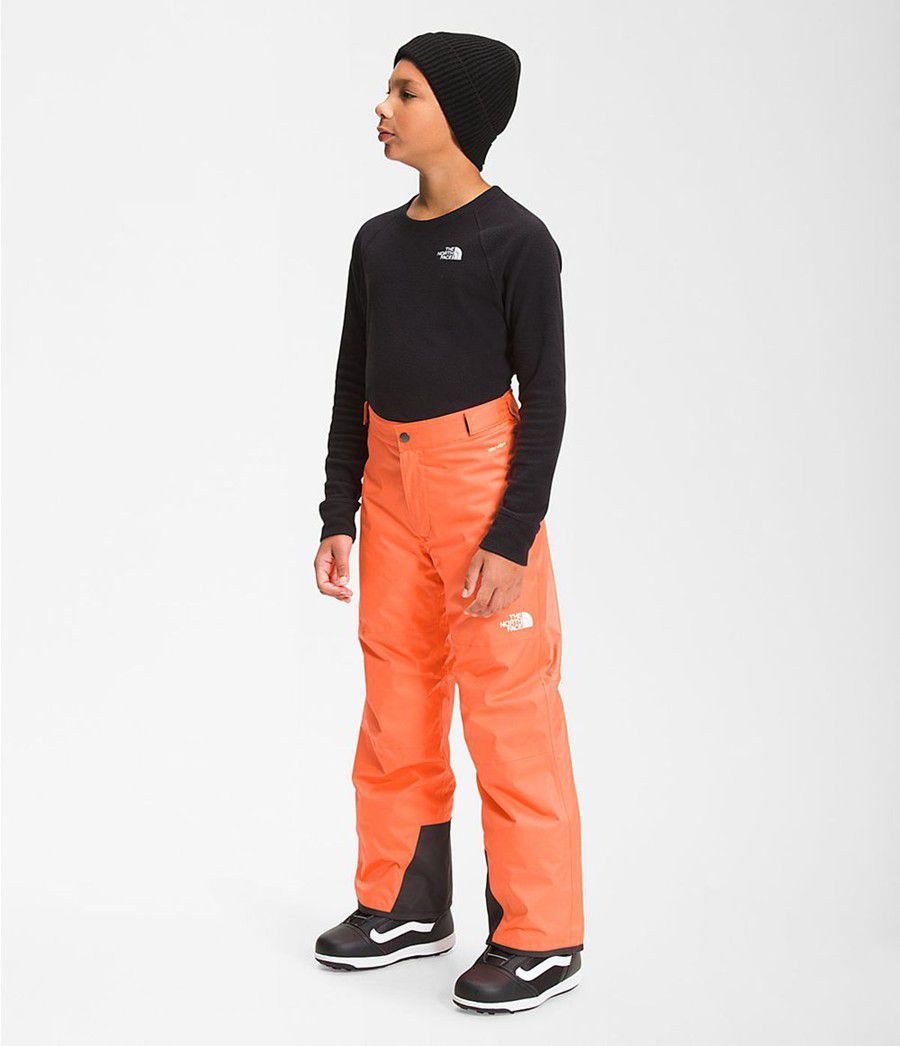 Dětské Kalhoty The North Face Freedom Insulated Oranžové | KLNEXDT-02