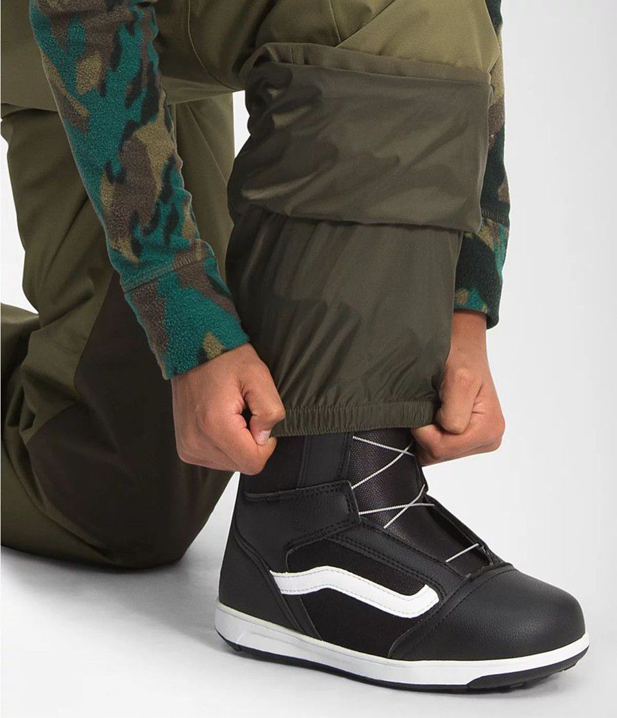 Dětské Kalhoty The North Face Freedom Insulated Olivy Zelené | SZTGREB-34