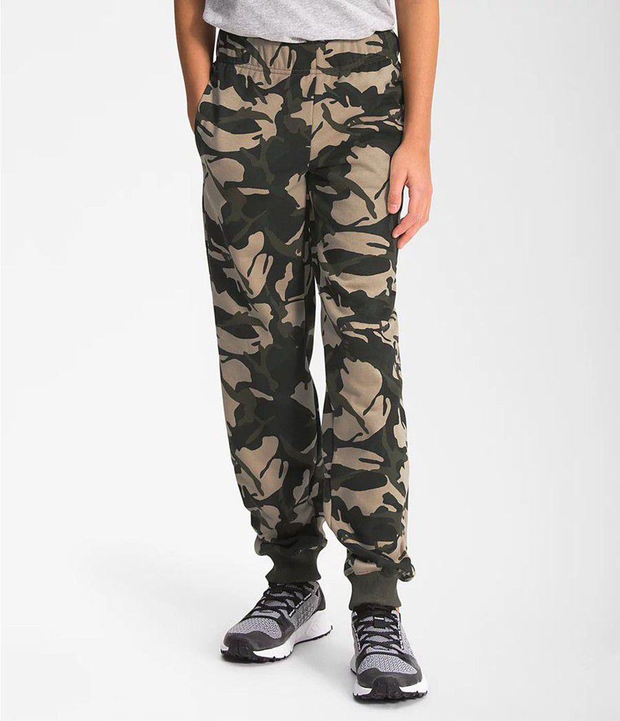 Dětské Kalhoty The North Face Printed Camp Fleece Jogger Camouflage | GUKHBSP-51