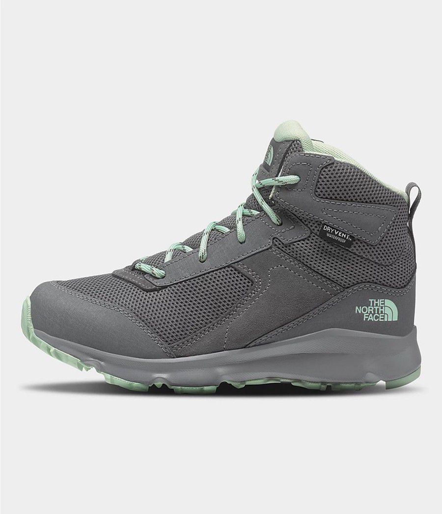 Dětské Obuv The North Face Jr Hedgehog Hiker Ii Mid Wp Šedé | BGKOIAS-17
