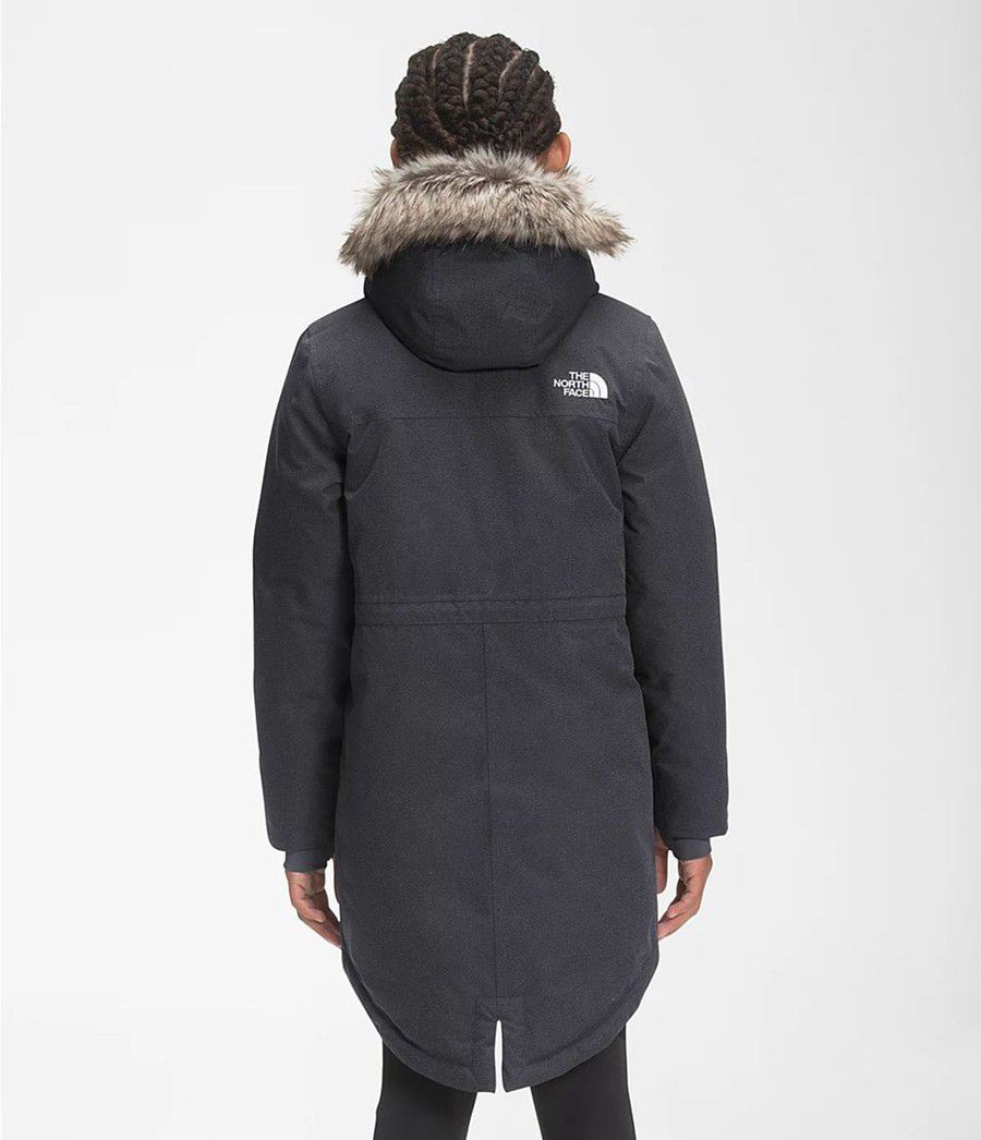 Dětské Parkas The North Face Arctic Swirl Šedé | SULDTWN-26