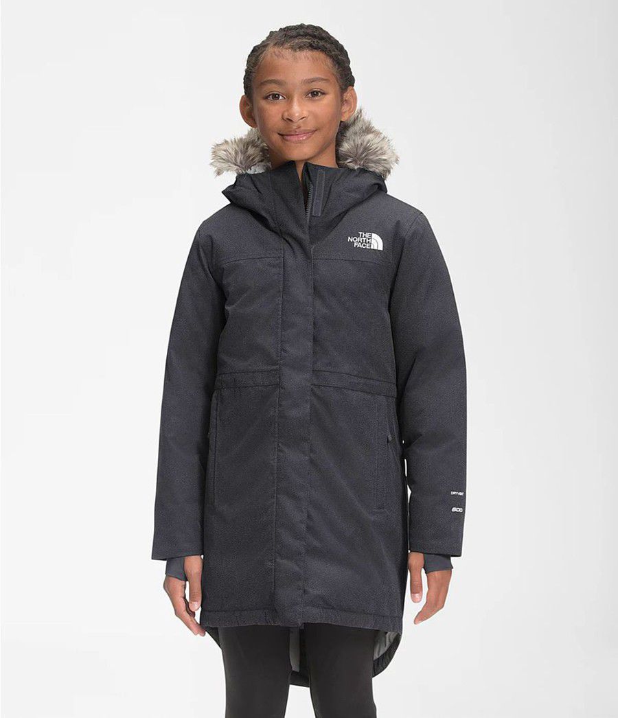 Dětské Parkas The North Face Arctic Swirl Šedé | SULDTWN-26