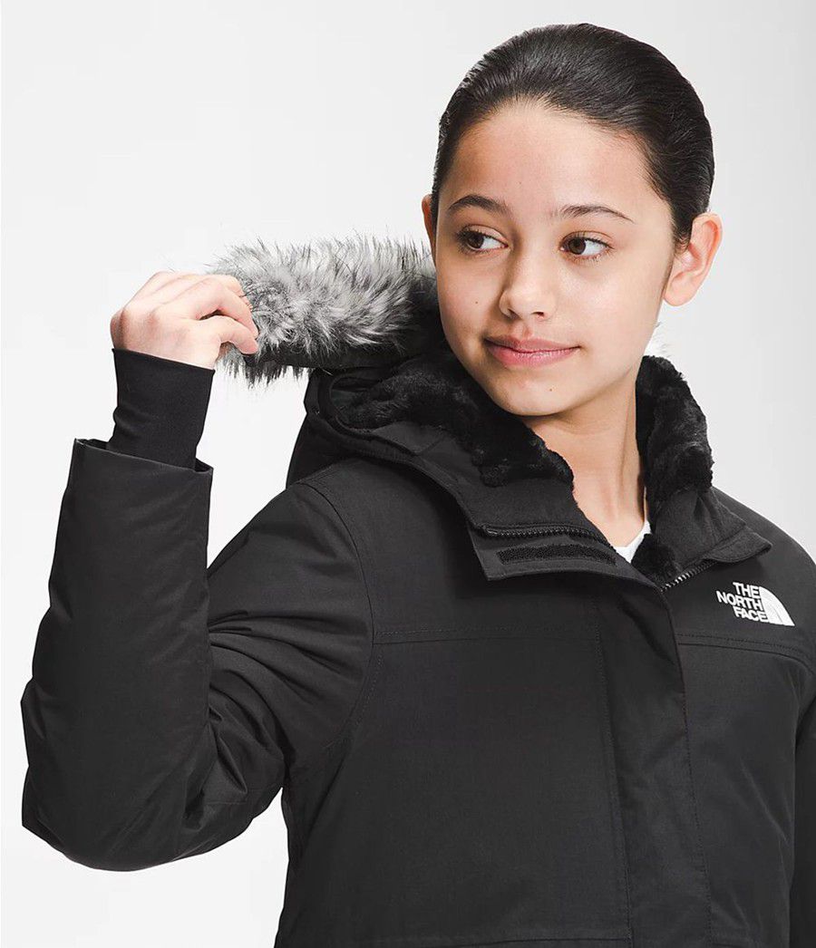 Dětské Parkas The North Face Arctic Swirl Černé | BUEGQMF-83