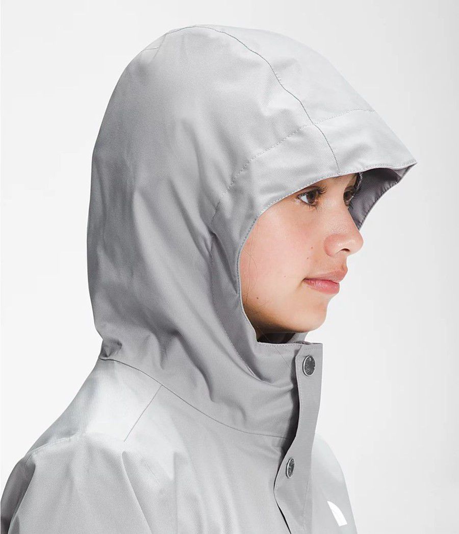 Dětské Parkas The North Face Dryvent Mountain Snapper Šedé | DQRPYWJ-83