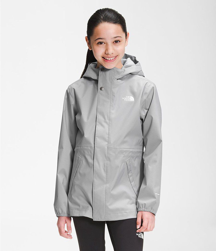 Dětské Parkas The North Face Dryvent Mountain Snapper Šedé | DQRPYWJ-83