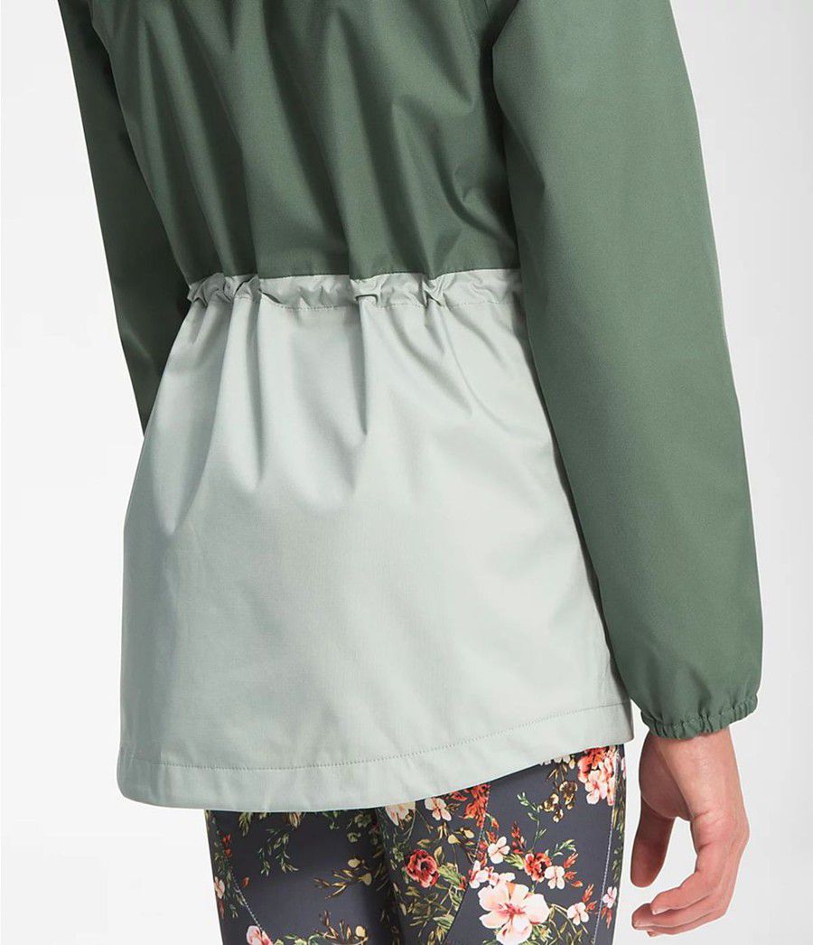 Dětské Parkas The North Face Dryvent Mountain Snapper Zelene | DIMNWJF-09