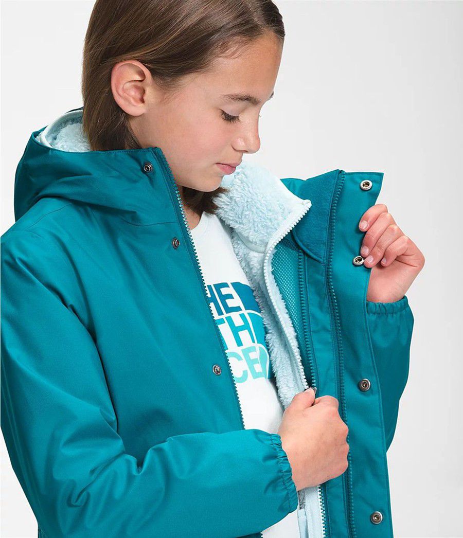 Dětské Parkas The North Face Dryvent Mountain Snapper Blankyt | HSVGFJT-61