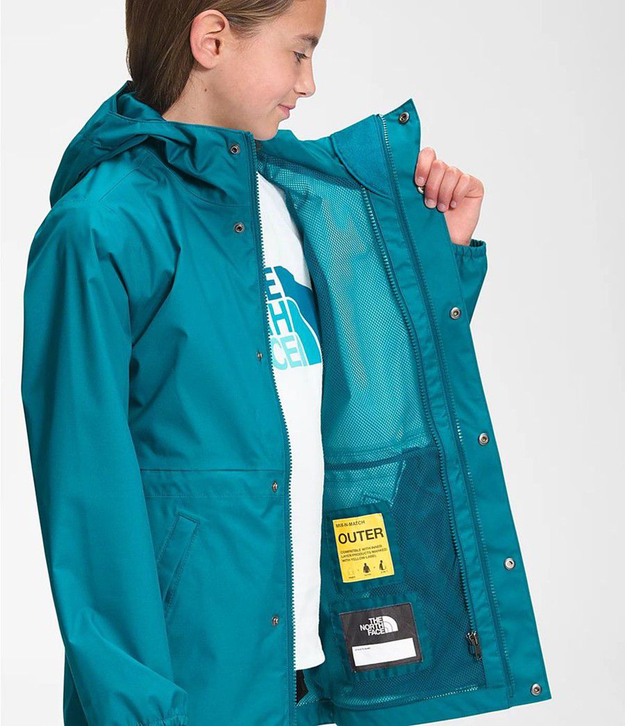 Dětské Parkas The North Face Dryvent Mountain Snapper Blankyt | HSVGFJT-61