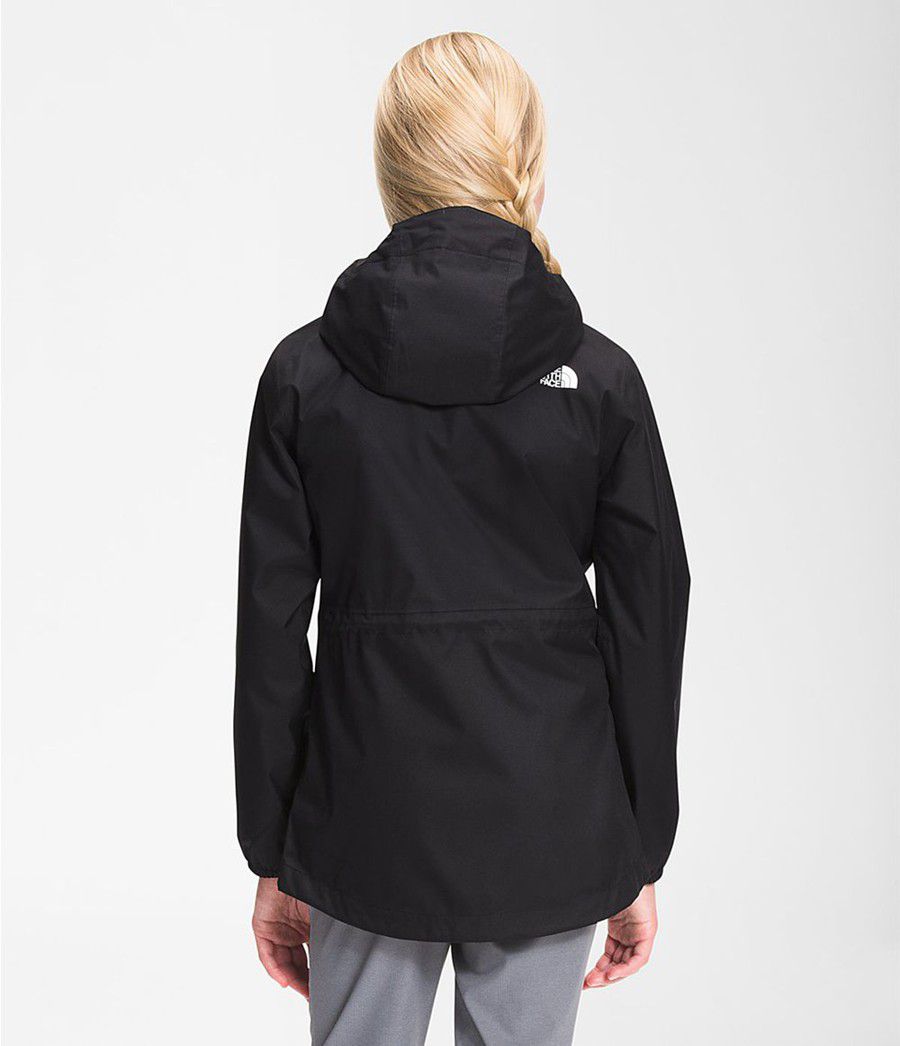 Dětské Parkas The North Face Dryvent Mountain Snapper Černé | MUSIAXZ-82