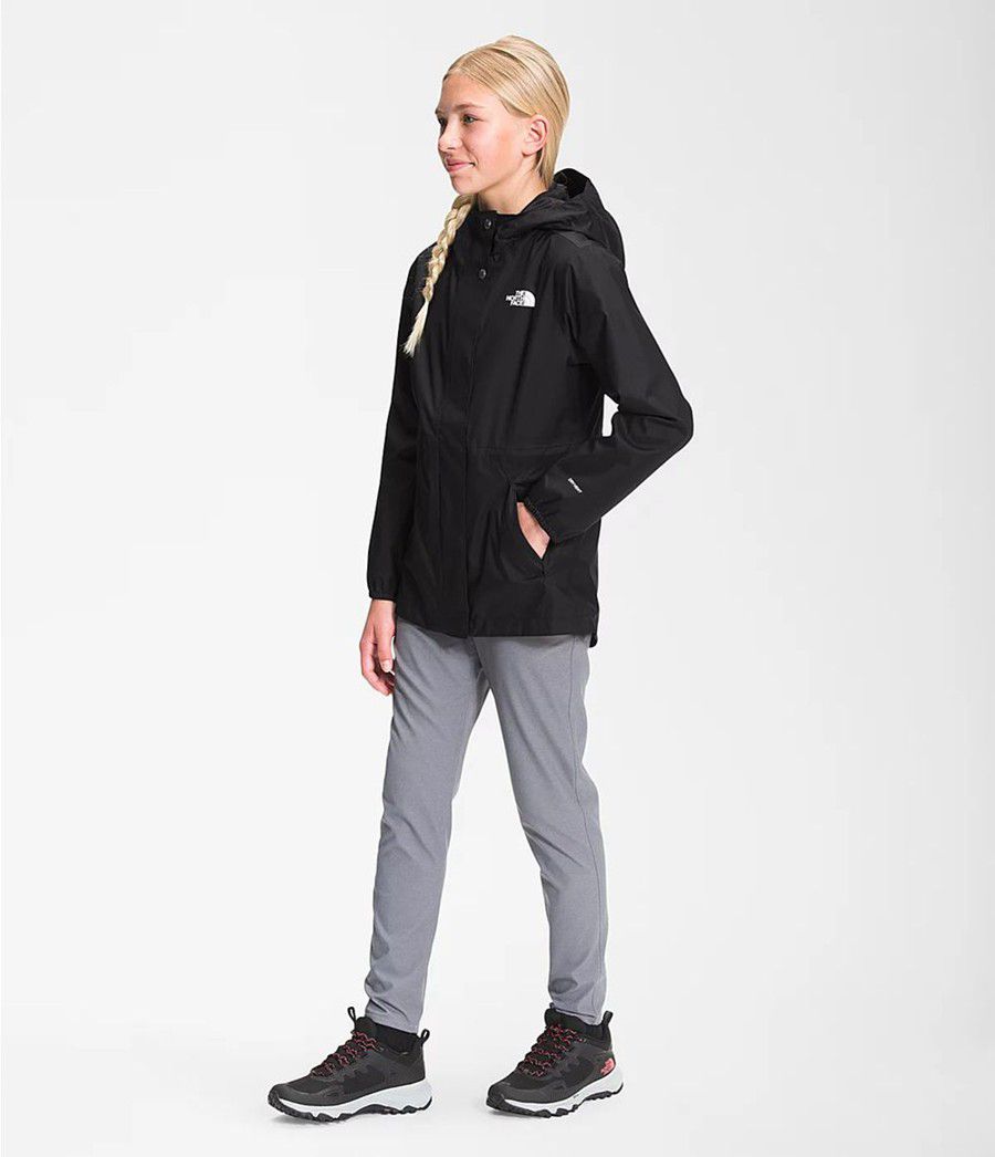 Dětské Parkas The North Face Dryvent Mountain Snapper Černé | MUSIAXZ-82