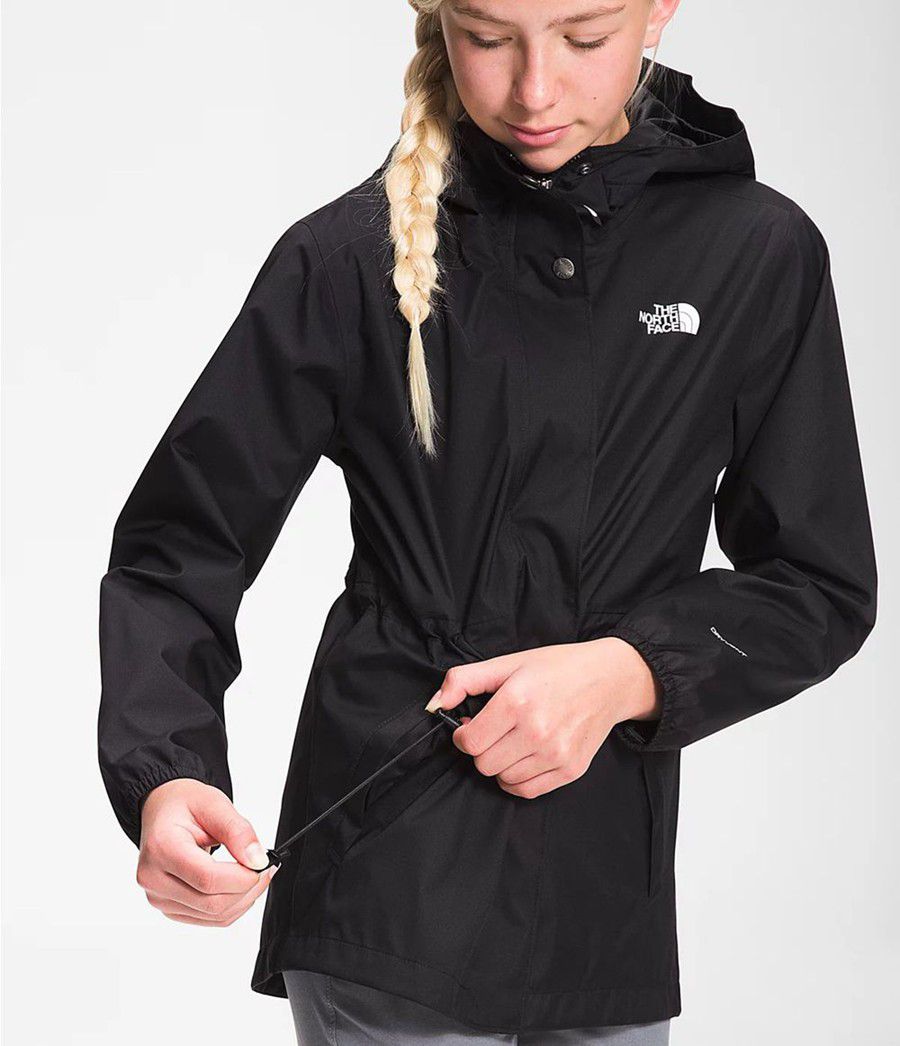 Dětské Parkas The North Face Dryvent Mountain Snapper Černé | MUSIAXZ-82