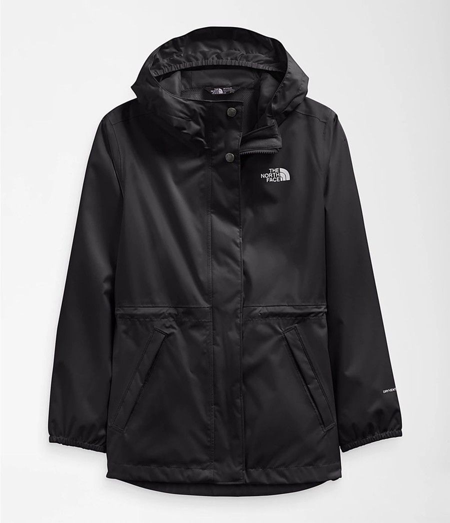 Dětské Parkas The North Face Dryvent Mountain Snapper Černé | MUSIAXZ-82