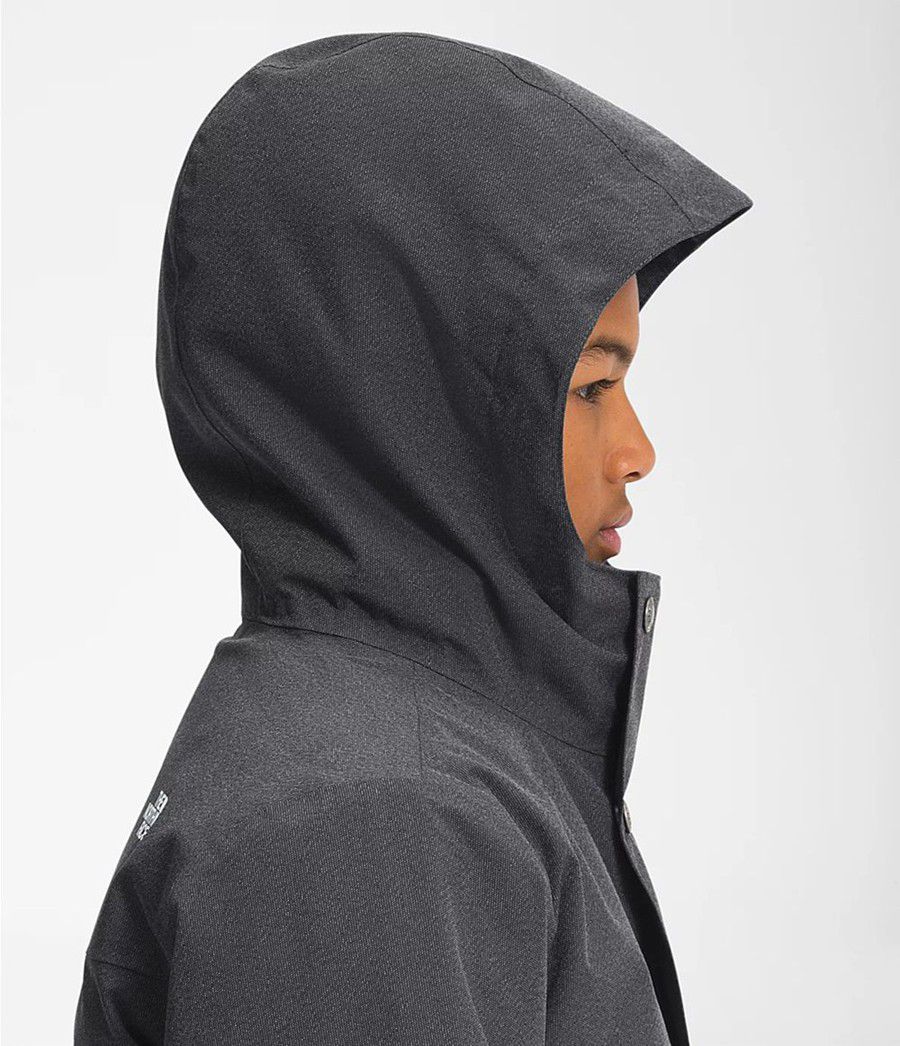 Dětské Parkas The North Face Dryvent Mountain Snapper Šedé | PLKHWZT-29